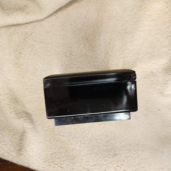 Toyo Japan Jewelry Music Box - Black w/Floral Image on Top - Picture 6 of 9